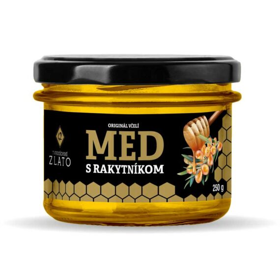 Včelí med s bio rakytníkom 250 g