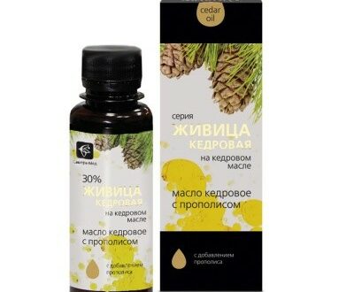 Cédrový olej s cédr. živicou 30% a propolis 100 ml